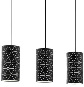 Eglo 98353 - Lampadario a sospensione con filo RAMON 3xE27/40W/230V