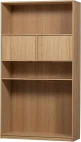 Parete attrezzata modulare in rovere naturale 264x243 cm Modulair - vtwonen