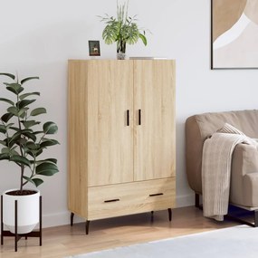 Credenza Rovere Sonoma 69,5x31x115 Cm İn Legno Multistrato /