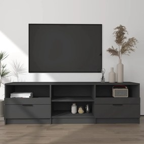 Mobile porta tv nero 150x33,5x45 cm in legno multistrato