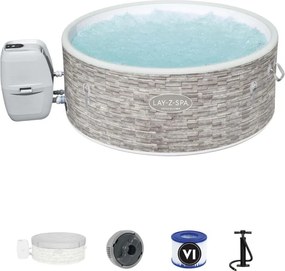 Piscina idromassaggio gonfiabile tonda fuori terra spa lay-z vancouver Bestway 155xH60 -60027