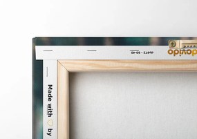 Quadro su tela – Cervo nella foresta di pini