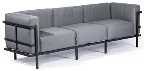 Divano da giardino a tre posti grigio grafite Bellisima - Bonami Selection