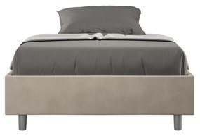 Letto Matrimoniale Francese Sommier 140x210 cm con Rete Azelia Sabbia