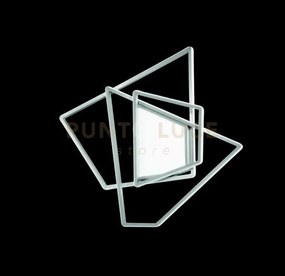 Plafoniera galaxy media silver 4000k 3650lm 90w dimmerabile l.63cm