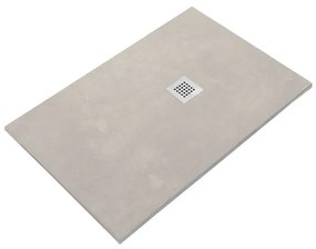 Piatto doccia SANYCCES in resina STRATO grigio L 70 x L 120 cm