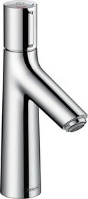 Rubinetto per lavabo a canna media getto laminare cristallino Talis s cromo lucido HANSGROHE H 22 cm