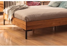 Letto matrimoniale in rovere 180x200 cm Abies 2 - The Beds