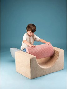 Gioco per psicomotricità marrone chiaro in velluto a coste 3 pz altezza totale 37 cm 75x49 cm Rainbow Montessori – Wigiwama