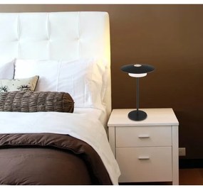 Globo 21024S-LED Lampada da tavolo ricaricabile KYLER LED/3W/3,7V 1800/2700/3000K nero