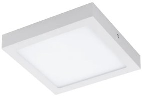 Eglo 33316 - Plafoniera LED RGBW dimmerabile FUEVA-C LED/15,6W/230V 22,5x22,5cm bianca