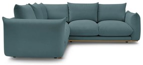 Divano angolare blu Ernest – Bobochic Paris