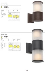 Redo 9326 - Applique EXTER 1xE27/42W/230V IP54
