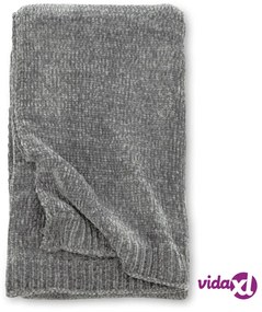 Venture Home Coperta Ally 170x130 cm in Poliestere Grigio Scuro