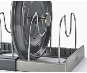 Organizer grigio per coperchi o pentole - Joseph Joseph