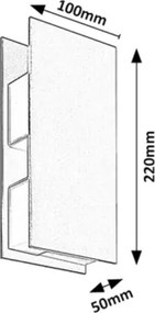 Rabalux 77063 - Applique LED da esterno KIONI LED/13W/230V IP65 antracite