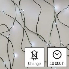 Catena LED natalizia da esterno 75xLED/12,5m IP44 bianco freddo