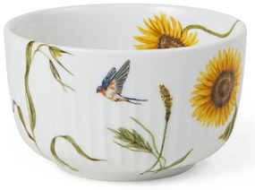 Ciotola bianca in porcellana con motivo floreale Hammershøi Summer - Kähler Design