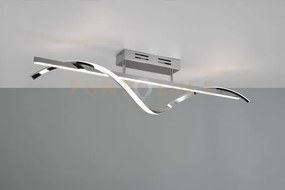 Isabel plafoniera led 26w 3000lm, 4000k cromata con dimmerazione co...