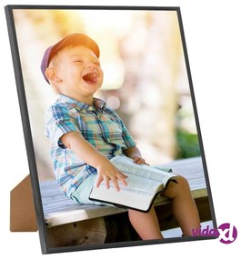 vidaXL Cornici Foto Collage 5 pz per Tavolo Nere 30x30 cm in MDF