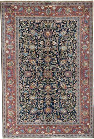 Kashan Tappeto persiano 210 x 310 Blu (Iran) Annodato A Mano