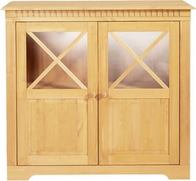 Vetrina in legno di pino in colore naturale 95x35 cm Lisa - Støraa