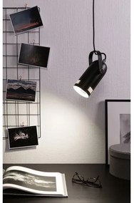 Paulmann 79766 - 1xE27/15W Lampada a sospensione su cavo LAVEA 230V nero