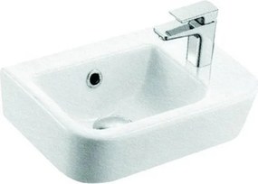 Lavamani piccolo 37 cm con foro miscelatore a destra Marie-MR - KAMALU