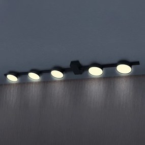 Plafoniera LED JOY 5xGX53/6W/230V nero