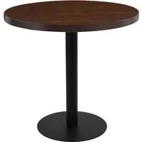 Tavolo da Bistrot Marrone Scuro 80 cm in MDF 286425