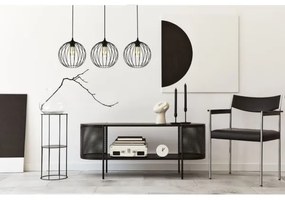 Lampadario a sospensione con filo MATT 3xE27/60W/230V