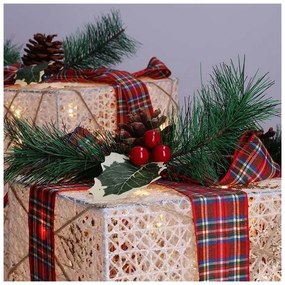 Solight 1V291 - SET 3x LED Regalo di Natale 48xLED/3,6W/230V IP44 bianco caldo