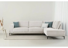 Divano angolare color crema (con penisola a destra) Copenhagen – Scandic