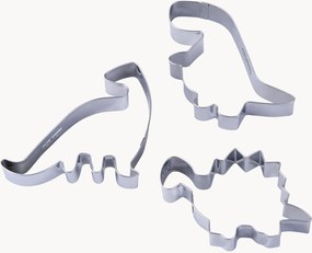 Set di 3 tagliabiscotti in acciaio inossidabile Dinosaur