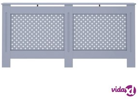 vidaXL Copertura per Radiatore Antracite 172x19x81 cm in MDF