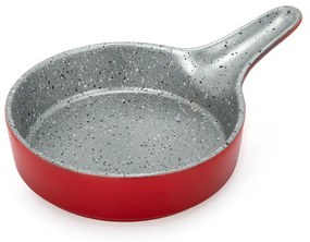 Mini pirofila ceramica 21,5x14x4 cm rossa