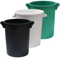 BIDONE IMMONDIZIA SOVRAPPONIBILE Lt 50 - 41 x h 49 cm - verde ICS