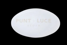 Putz ii plafoniera led 12w 1160lm, 3000k diffusore bianco d.27 ip44