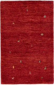 Loribaft Tappeto persiano 90x130 Rosso (Iran) Annodato A Mano