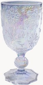 Set di 6 bicchieri da vino Ice Flowers