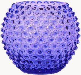 Vaso in vetro soffiato Hobnail, alt. 20 cm