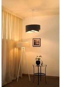 Brilagi - Lampadario LED a sospensione con filo LYRA 1xE27/15W/230V grigio/bianco