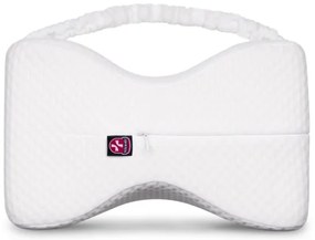 CONNECT IT CFH-6010-WH - Cuscino anatomico tra le ginocchia Taurus Knee bianco