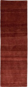 Gabbeh Tappeto 250x80 Rosso (Iran) Annodato A Mano
