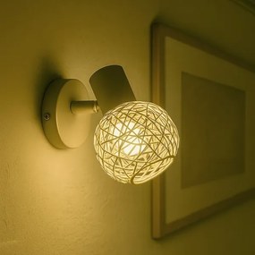 Faretto da parete DEX 1xE14/10W/230V beige/crema