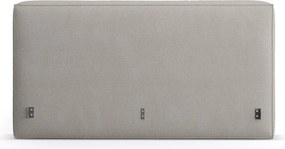 Testiera grigio chiaro in imbottito 249x100 cm Olivia – Micadoni