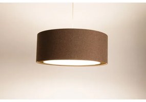 Lampadario a sospensione con filo BOHO TRINITI 1xE27/60W/230V marrone