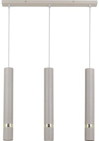 Brilagi - Lampadario a sospensione con filo POKER 3xGU10/25W/230V beige
