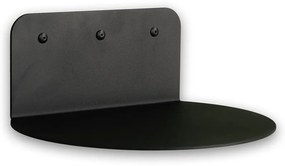 Mensola nera in metallo 30 cm Flex – Spinder Design