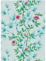 Harlequin Carta da parati Lady Alford - Sky/ Magenta
